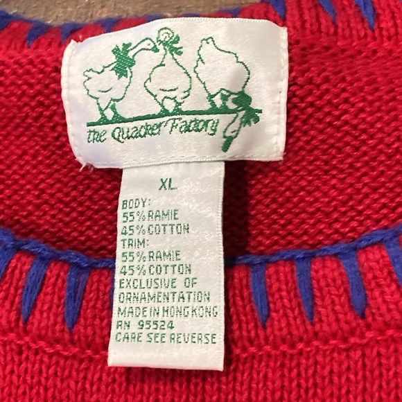 Quacker Factory lighthouse sailboat s/s sweater XL - Picture 3 of 11